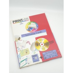 ورق طابعة ملونة جريتنج كارد ازرق مبزر 170غم 10 ورقة CANSON